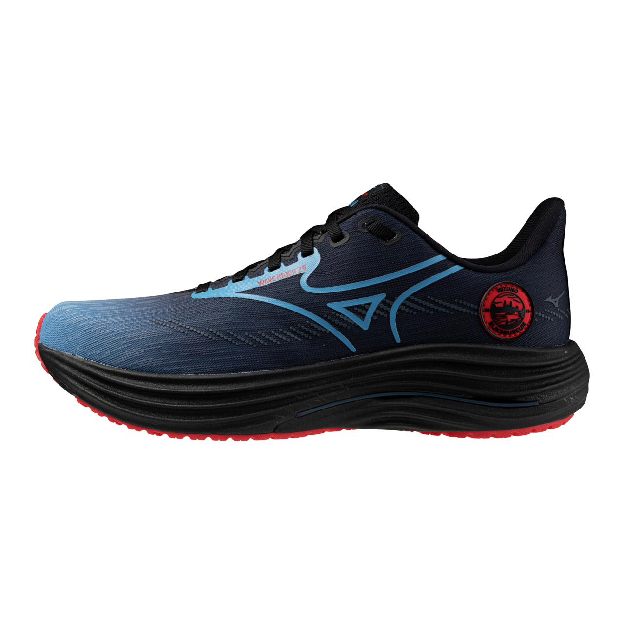 Mizuno WAVE RIDER 29 AMSTERDAM Chaussures de running All AboardHigh Risk FemmeHommee Taille40